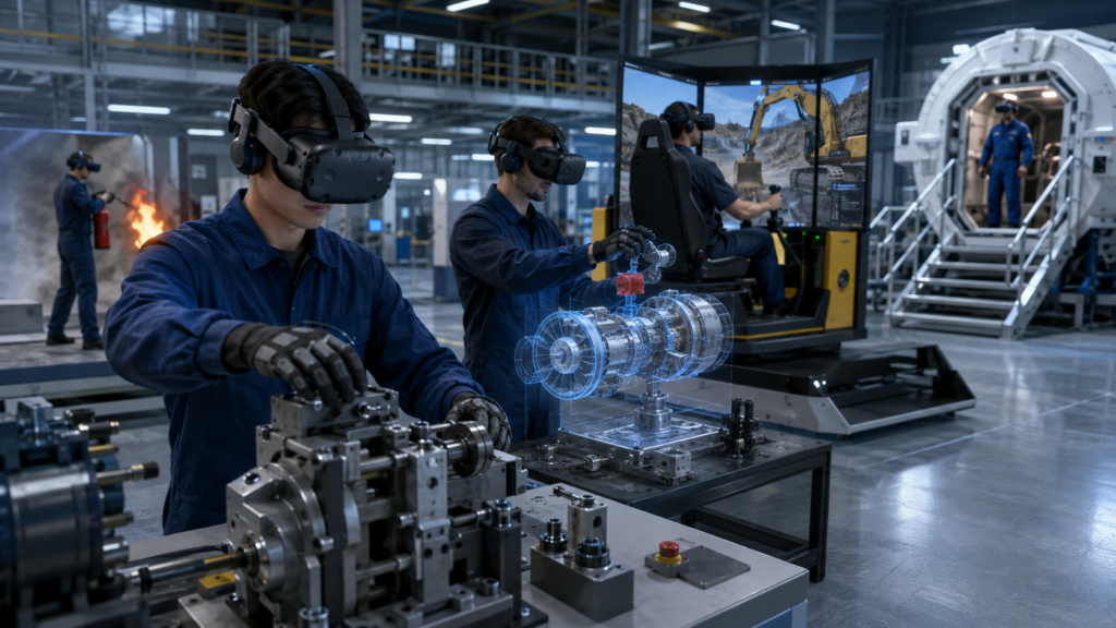 5 casi di utilizzo dei simulatori VR nel settore manifatturiero: dalla formazione del personale alla preparazione degli astronauti