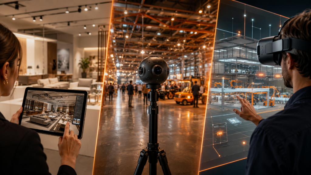 Tour 3D, video a 360° o tour VR: quale formato scegliere per presentare la tua azienda?