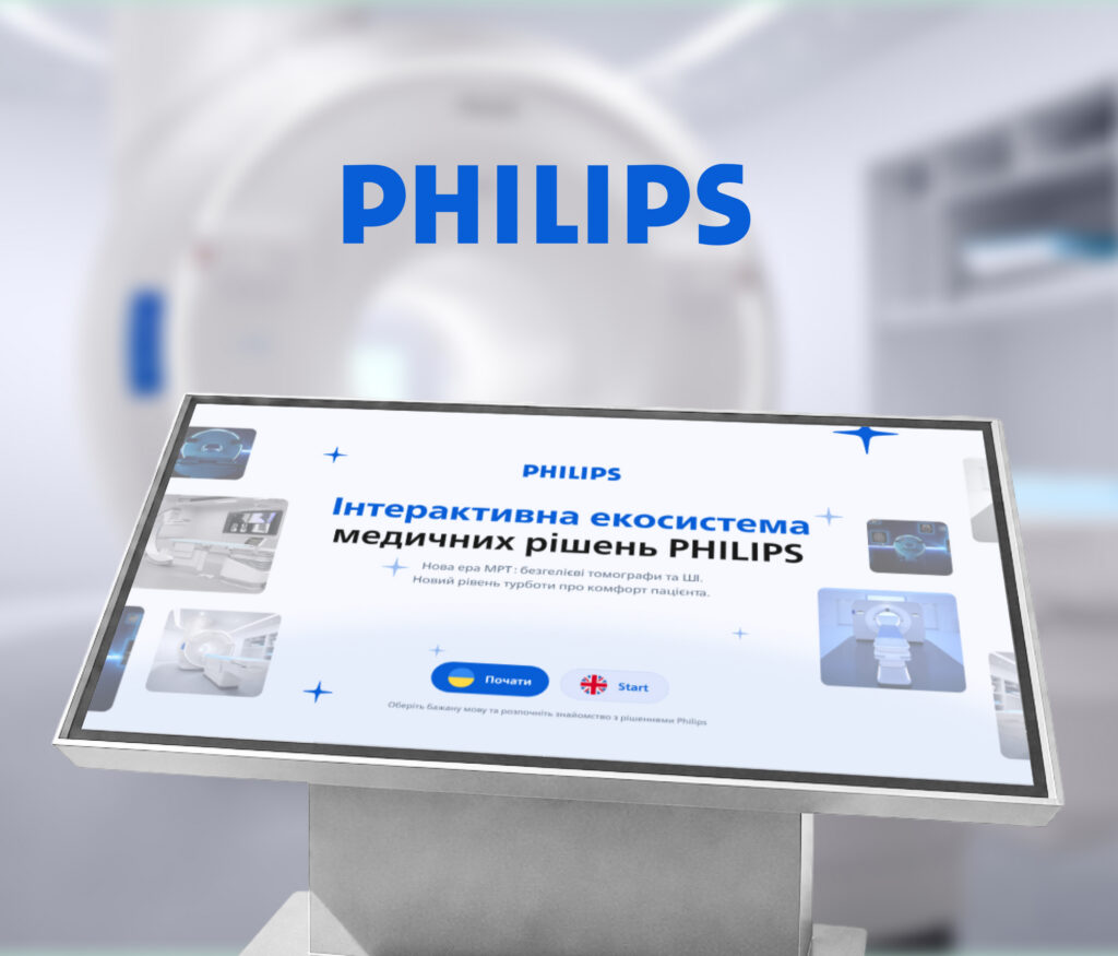 Schermo interattivo per Philips